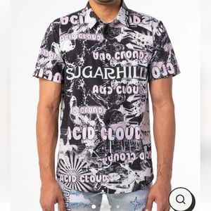Sugarhill Acid Clouds Button Up Shirt